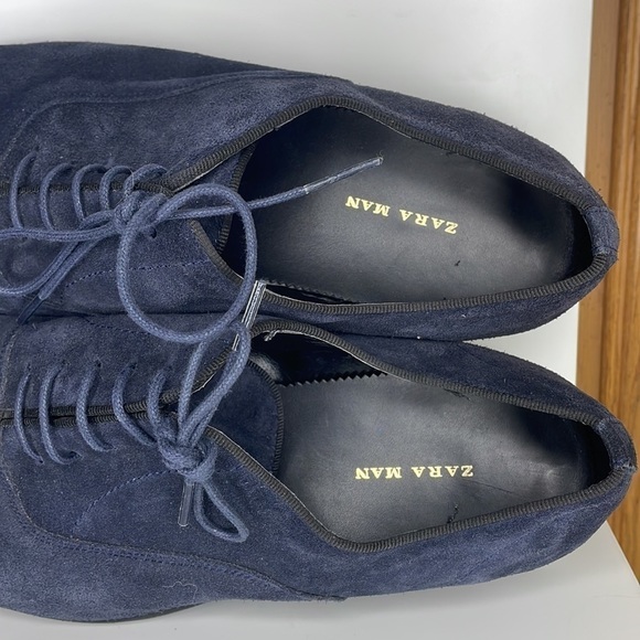ZARA Man Dark Blue Dress Shoes - 43 - Picture 2 of 10